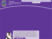 Tablet Screenshot of nextstepsnursery.co.uk